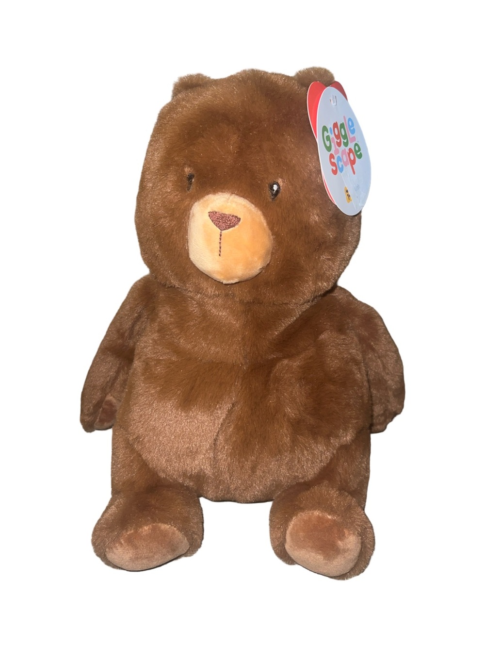 Giggle Scape Target Teddy Bear Plush Brown Stuffed Animal 12”